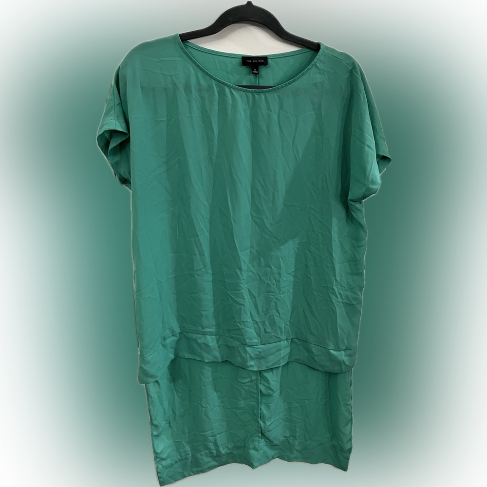 The Limited Women’s Green Hi-Low Blouse